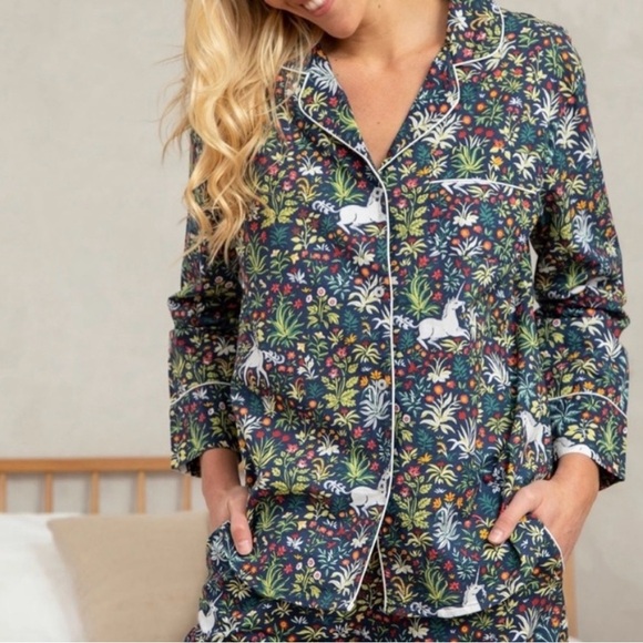 Printfresh Botanical Nightwear Set with unicorns - Picture 2 of 5